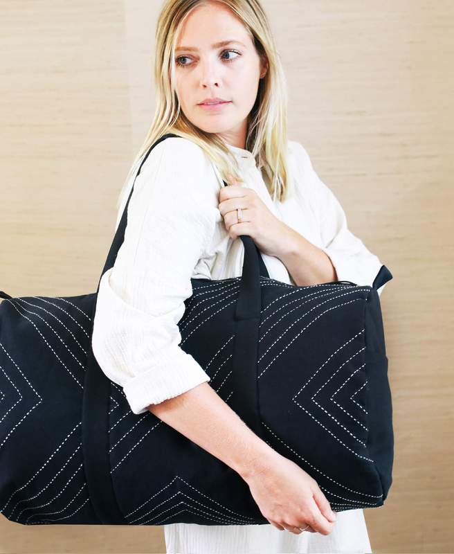 Arrow Stitch Weekender Travel Bag