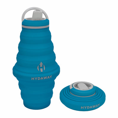 Hydaway 25 oz collapsible water bottle blue