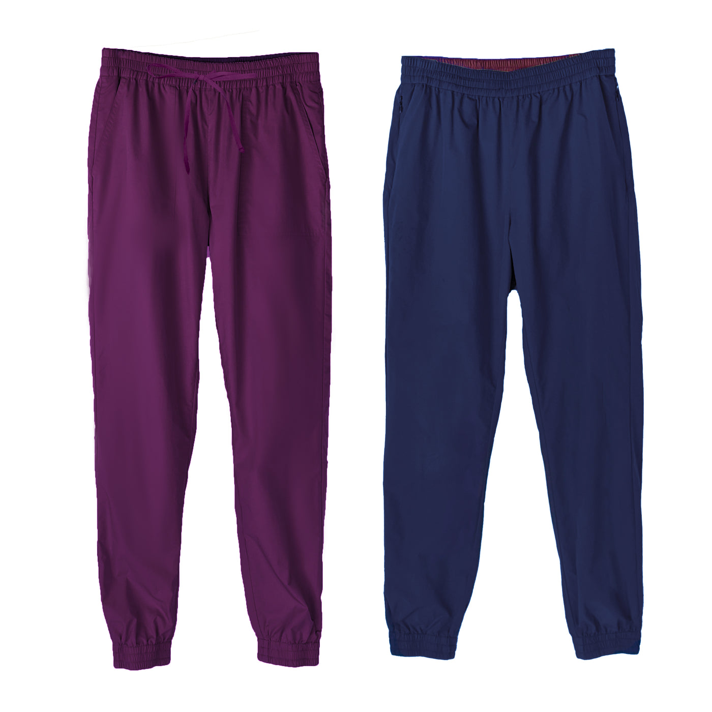 SPLICE clothing Phoenix Reversible Joggers Mulberry Lane and Navy Pier